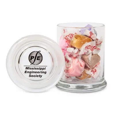 Glass Gourmet Jar - Salt Water Taffy - Webcam Covers Now