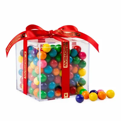Cube Acrylic Gift Jars - Mini Gumballs - Webcam Covers Now