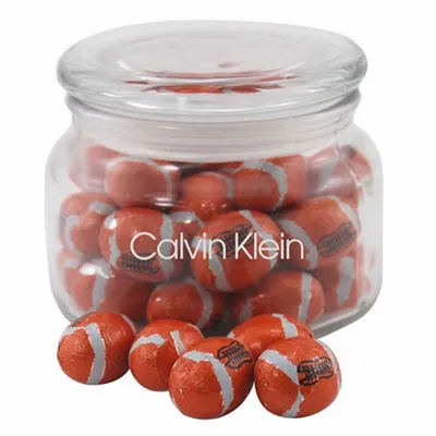 Jar with Chocolate Footballs - SG200 - Webcam Covers Now