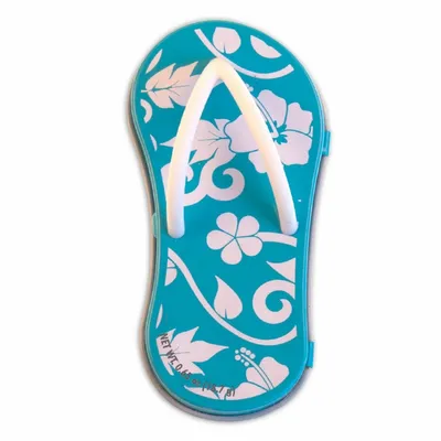 Hibiscus Blue Flip Flop Mint Tin - Webcam Covers Now