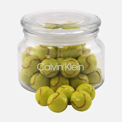 Jar with Chocolate Tennis Balls - SG200 - Webcam Covers Now