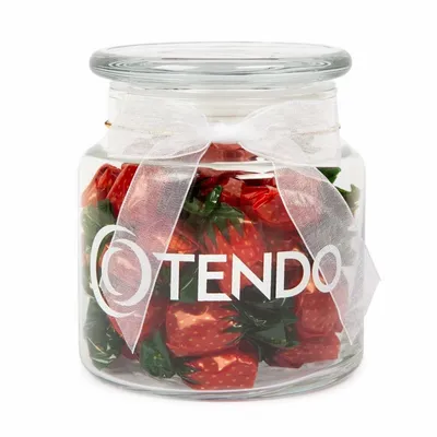 22oz. Glass Jar - Stock Wrapped Candies - Webcam Covers Now