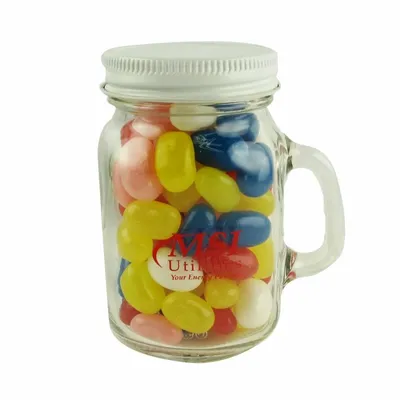 Glass Mini Mason Jars - Gourmet Jelly Beans - Webcam Covers Now