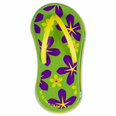 Floral Green Flip Flop Mint Tin - Webcam Covers Now
