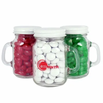 Glass Mini Mason Jars - Chocolate Buttons - Webcam Covers Now