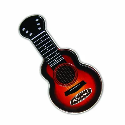 Red Acoustic Guitar Shaped Mint Tin - Webcam Covers Now