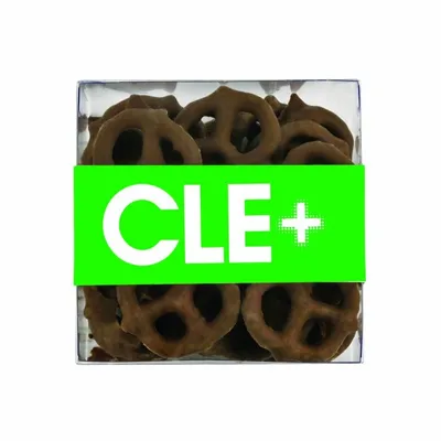 Square Acetates - Milk Chocolate Mini Pretzels - Webcam Covers Now