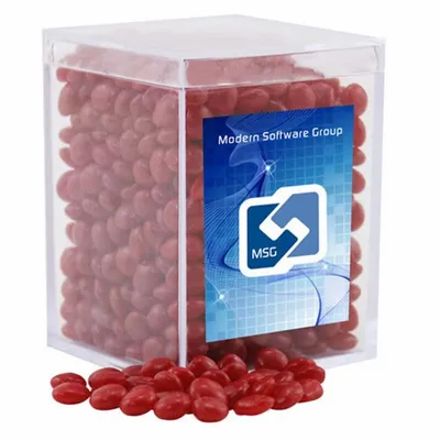 Acrylic Box with Red Hots - Small - Webcam Covers Now