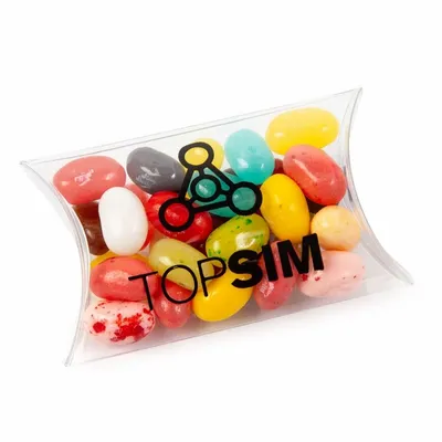 Small Pillow Acetate Box with Jelly Belly - Webcam Covers Now