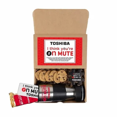 Tumbler with Snacks Mailer Kit - Webcam Covers Now