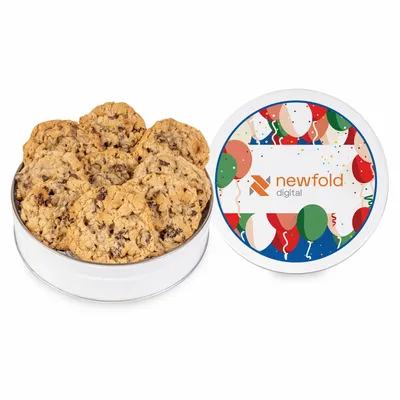 Fresh Beginnings Oatmeal Raisin Cookie Tin (Small) - Webcam Covers Now
