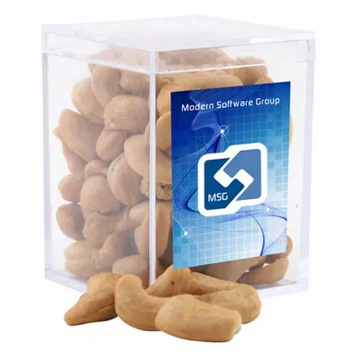 Acrylic Box with Cashews - Small - Webcam Covers Now