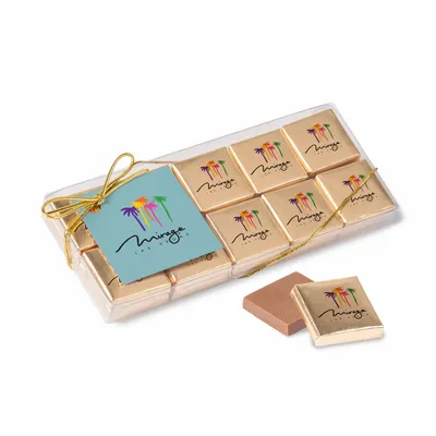 Twenty Piece Chocolate Foiled Square Box-Full Color - Webcam Covers Now