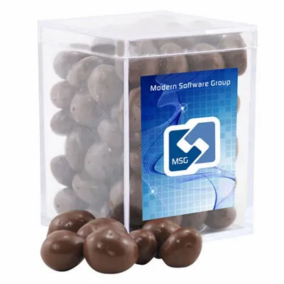 Acrylic Box with Choc Covered Peanuts - Small - Webcam Covers Now