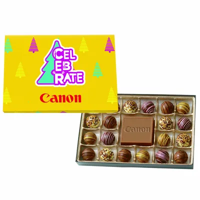 Truffle Gift Box Full Color Lid with 20 Truffles - Webcam Covers Now