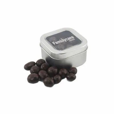 Window Tin w/ Choc Espresso Beans - Webcam Covers Now
