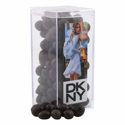 Acrylic Box with Chocolate Espresso Beans - Medium - Webcam Covers Now