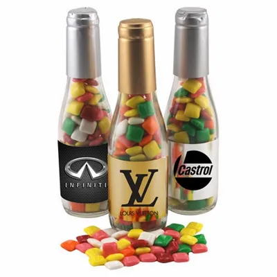 Champagne Bottle w/ Mini Chicklets 8" - Webcam Covers Now