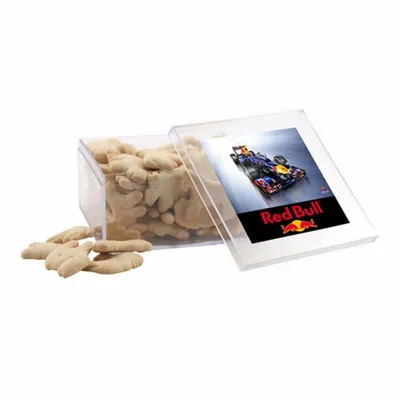 Acrylic Box with Animal Crackers - Large - Webcam Covers Now