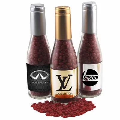 Champagne Bottle with Red Hots 8" - Webcam Covers Now