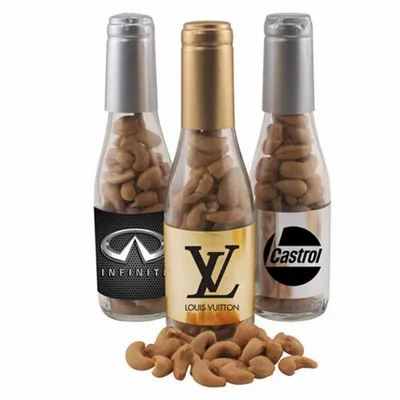 Champagne Bottle with Cashews 8" - Webcam Covers Now