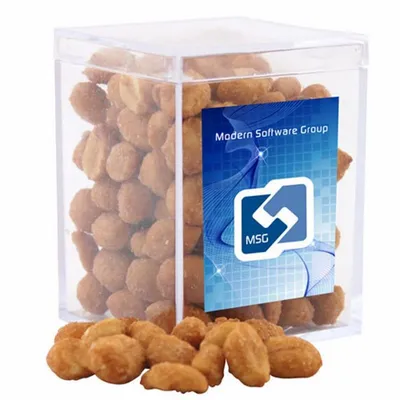 Acrylic Box with Honey Roasted Peanuts - Small - Webcam Covers Now