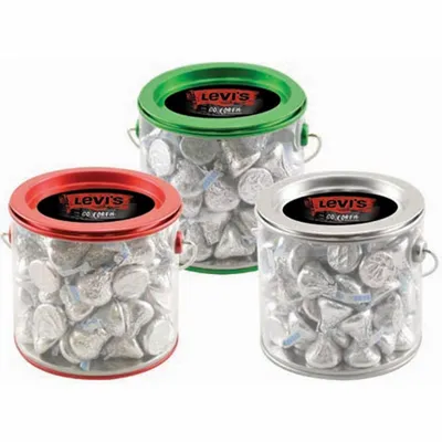 Tin Pail with Hershey Kisses - Webcam Covers Now