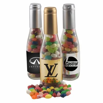 Champagne Bottle w/Jelly Bellies 8" - Webcam Covers Now