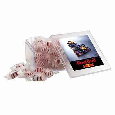 Large Square Acrylic Candy Box with Starlight Mints - Webcam Covers Now