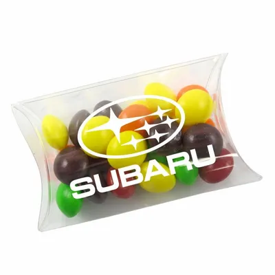 Small Pillow Acetate Box with Skittles - Webcam Covers Now