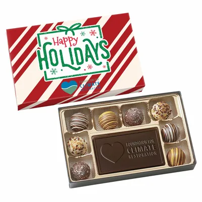 Truffle Gift Box Full Color Lid with 8 Truffles - Webcam Covers Now