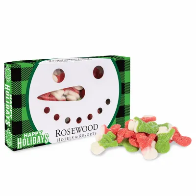 Snowman Die Cut Box with Gummy Snowmen - Webcam Covers Now