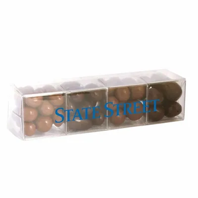 4 Cube Acetate Gift Box with Chocolate Covered Treats - Webcam Covers Now