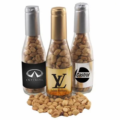 Champagne Bottle with Peanuts 8" - Webcam Covers Now
