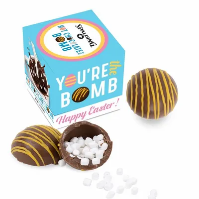 Hot Chocolate Bomb With Yellow Drizzle - Easter Box - Webcam Covers Now