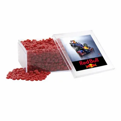 Acrylic Box with Red Hots - Large - Webcam Covers Now