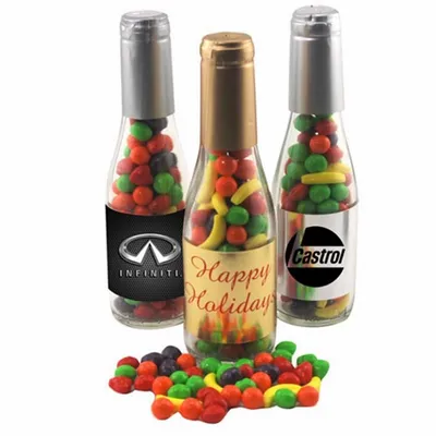 Champagne Bottle with Candy Fruitz 8" - Webcam Covers Now