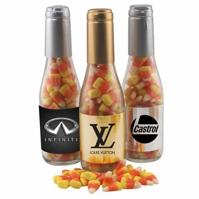 Champagne Bottle w/ Candy Corn 8" - Webcam Covers Now