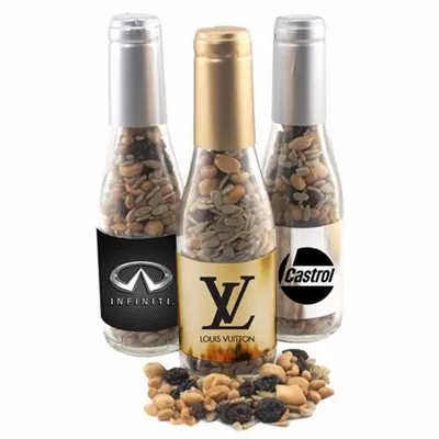 Champagne Bottle with Trail Mix 8" - Webcam Covers Now