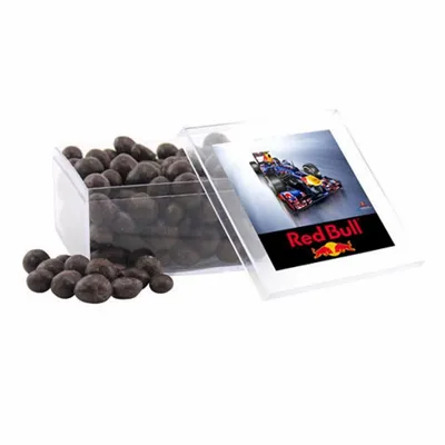 Acrylic Box with Choc Espresso Beans - Large - Webcam Covers Now