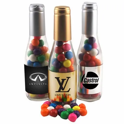 Champagne Bottle with Gumballs 8" - Webcam Covers Now
