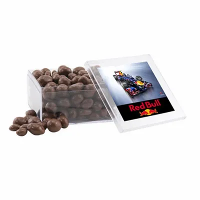 Acrylic Box with Choc Covered Peanuts - Large - Webcam Covers Now