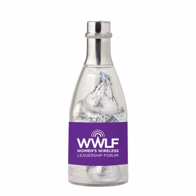Champagne Bottle with Hershey Chocolate Kisses - Webcam Covers Now