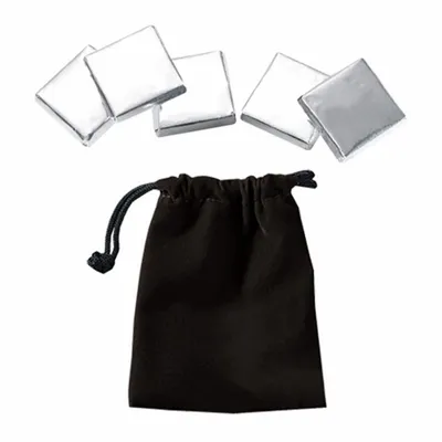 Velour Pouches with Chocolate Squares - Webcam Covers Now