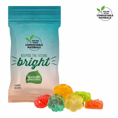 1oz ECO-Digibag, Compostable & Full Color, Gummy Blooms - Webcam Covers Now