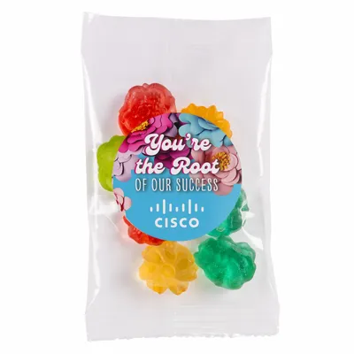 Clever Candy 1oz. Goody Bags - Gummy Blooms - Webcam Covers Now