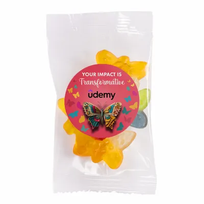 Clever Candy 1oz. Goody Bags - Gummy Butterflies - Webcam Covers Now