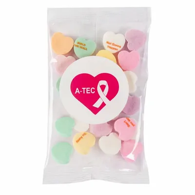1oz. Goody Bags - Imprinted Conversation Hearts - Webcam Covers Now
