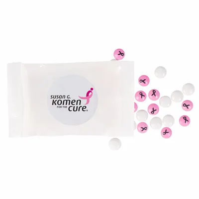 1oz. Goody Bags - Chocolate Buttons Imprinted - Webcam Covers Now