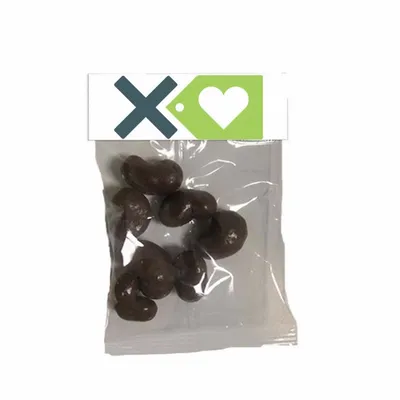 Small Header Bags - Milk Chocolate Cashews - Webcam Covers Now